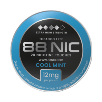 88 nic nicotine pouches cool mint flavor in full view