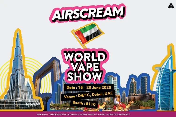 Image for AIRSCREAM Ignites Innovation at the Dubai World Vape Show 2025