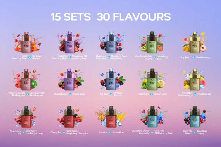 Glow Air 70K by HQD: UK's First TPD-Compliant 70K Puff Vape with Dual  Flavours and Smart Features - Vaping360