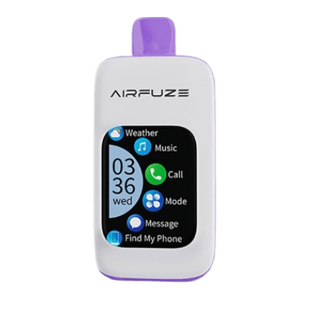 full view of airfuze 30k disposable vape