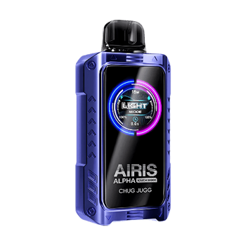 airis alpha touch 20k disposable vape in full view