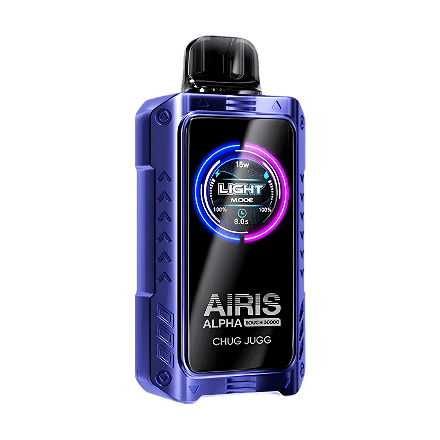airis alpha touch 20k disposable vape in full view