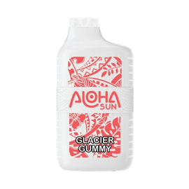 aloha sun 7000 disposable vape in full view