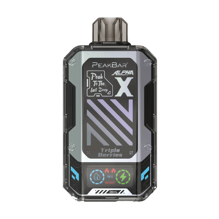 full view of peakbar alpha-x disposable