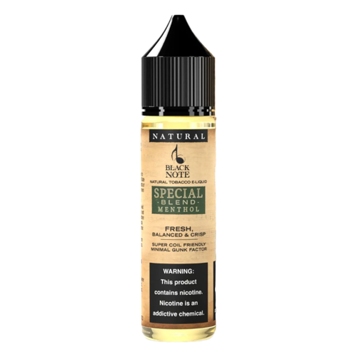 black note special blend menthol