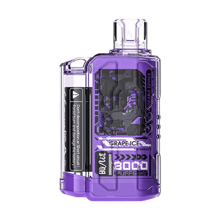 bounce vape drum max 8000 disposable in full view