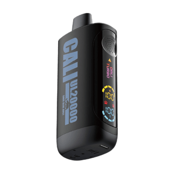 cali ul20000 black series disposable vape in full view