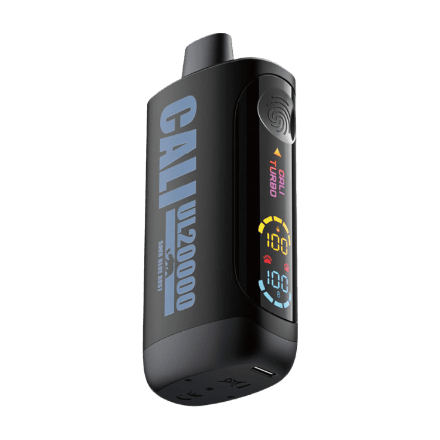 cali ul20000 black series disposable vape in full view