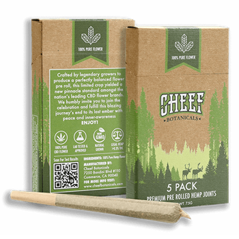 Cheef Botanicals cbd pre-rolls