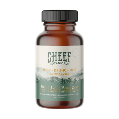 cheef botanicals thcp delta 9 thc hhc gummies in full view