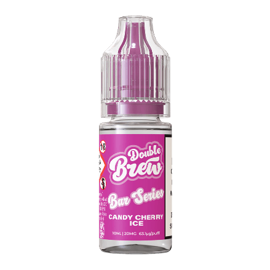 double brew bar e-liquid candy cherry ice flavor in full view