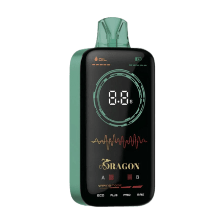dragon 16k zero nicotine disposable vape in full view