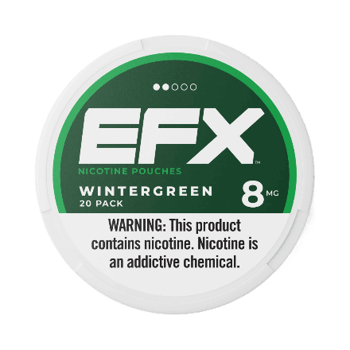 efx nicotine pouches wintergreen flavor