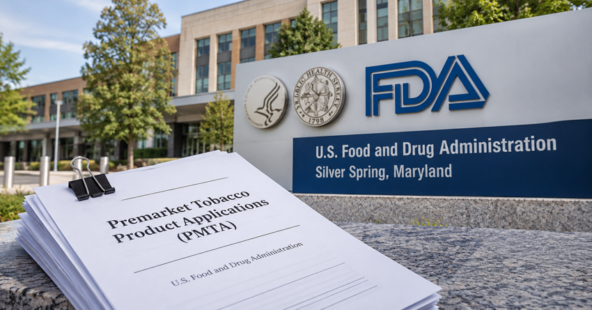 FDA headquarters with regulatory documents representing possible changes to the PMTA framework