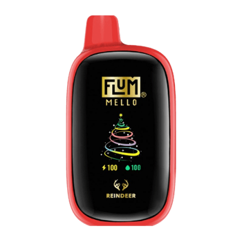 flum mello christmas edition disposable vape in full view