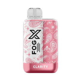 fog x clarity zero nicotine 7000 disposable in full view