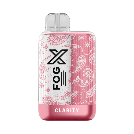 fog x clarity zero nicotine 7000 disposable in full view
