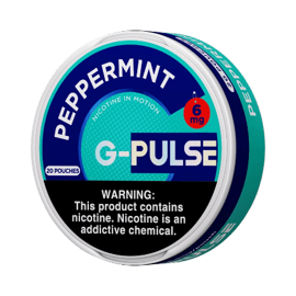 g-pulse nicotine pouches peppermint flavor