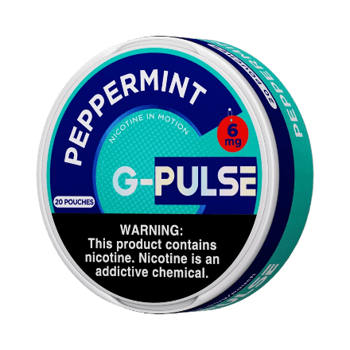 g-pulse nicotine pouches peppermint flavor