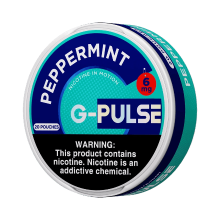 g-pulse nicotine pouches peppermint flavor