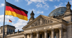 The German Bundestag parliament building in Berlin, photographed in daylight.