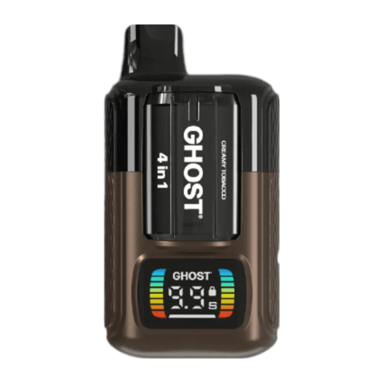 ghost 4 in 1 disposable vape in full view