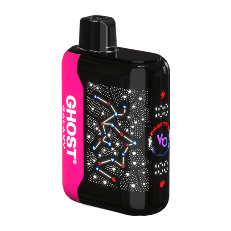 ghost galaxy disposable vape in full view