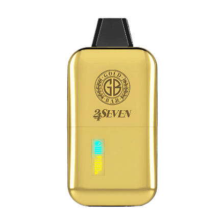 gold bar 24 seven 24k disposable in full view