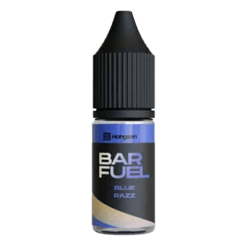 full view of hangsen bar fuel e-liquid blue razz flavor