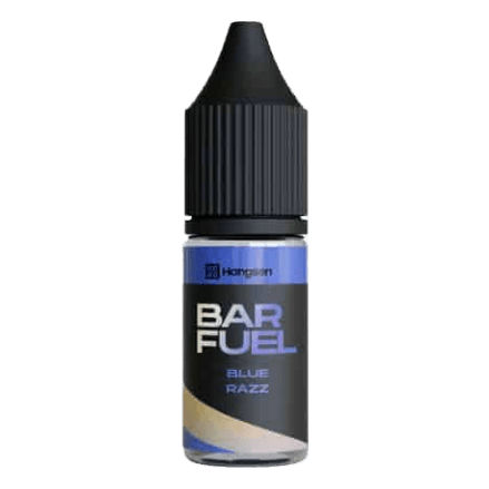 full view of hangsen bar fuel e-liquid blue razz flavor