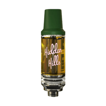 hidden hills live shatter hhc cartridge in full view