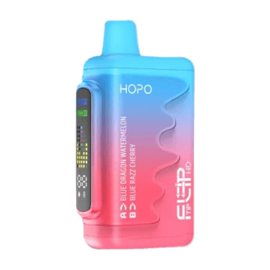 hopo fliptip hd 16000 disposable vape in full view