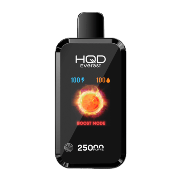 hqd everest disposable vape in full view