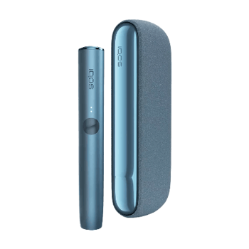 iqos iluma kit full view in blue color
