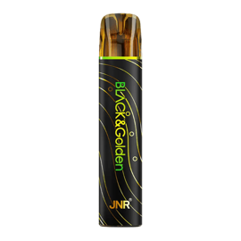 jnr black and golden vape in full view