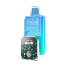 jnr vapewatch disposable vape with removable screen in full view