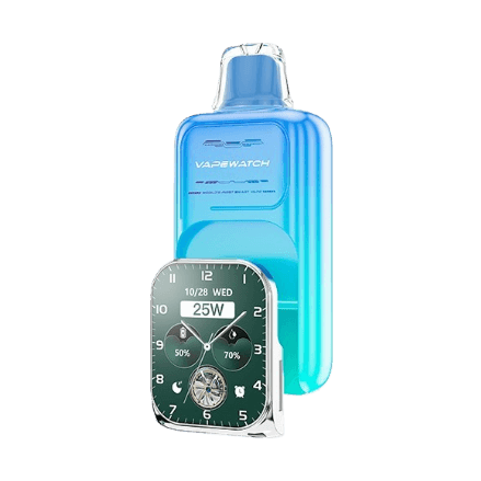 jnr vapewatch disposable vape with removable screen in full view