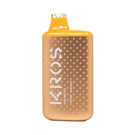 kros unlimited 6000 disposable vape in full view