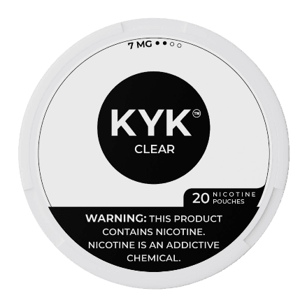 kyk nicotine pouches in full view