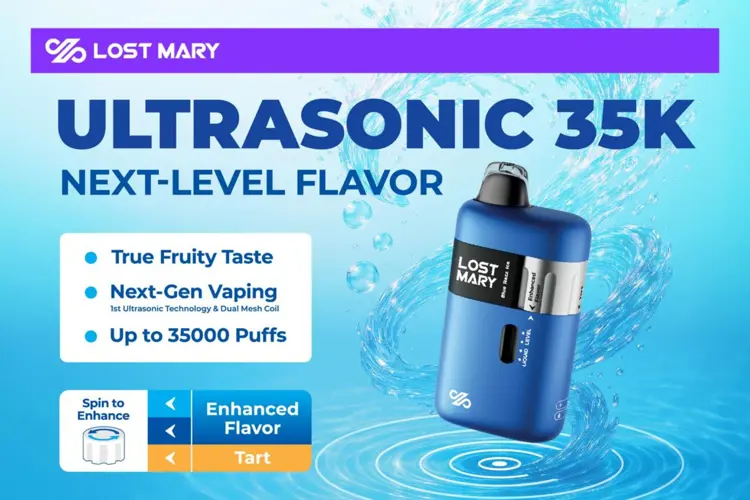 Image for LOST MARY Brings Vape Featuring Ultrasonic Atomization