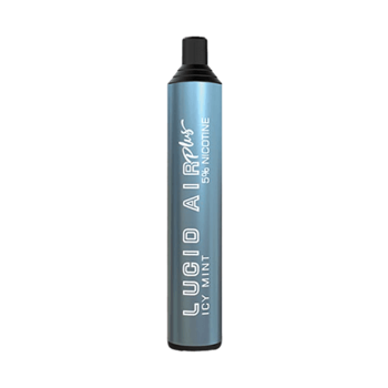 lucid air plus zero nicotine disposable vape in full view