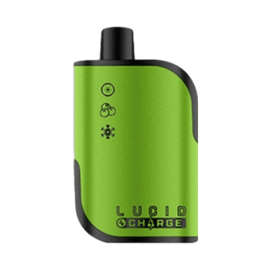 lucid charge 7000 disposable vape in full view