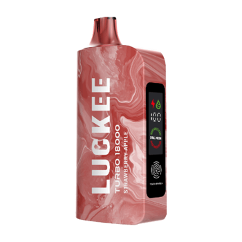 luckee turbo 18000 disposable vape in full view