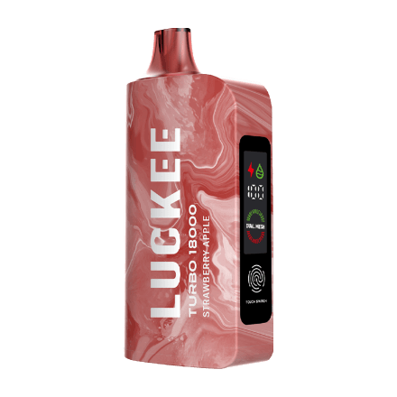 luckee turbo 18000 disposable vape in full view