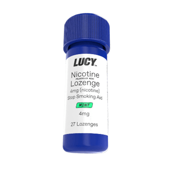 lucy nicotine lozenges in full view