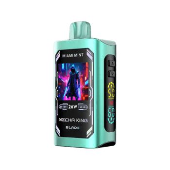 mecha king blade 25k disposable vape in full view