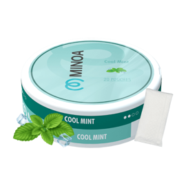 minoa nicotine pouches in full view