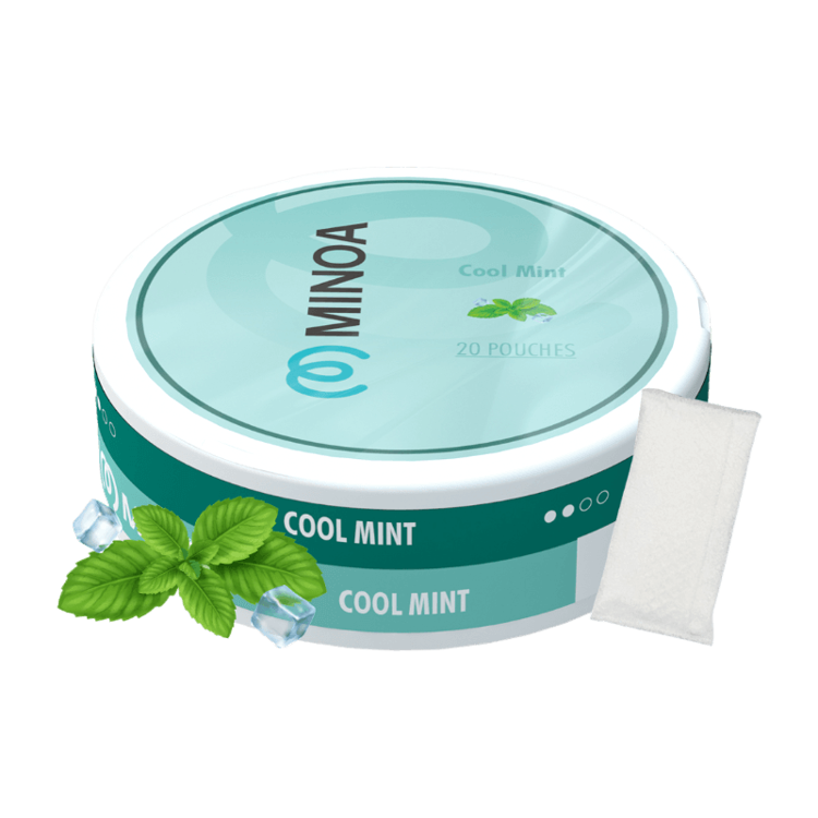 minoa nicotine pouches in full view