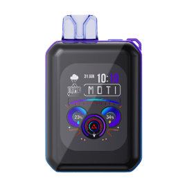moti tripro 32k disposable vape in full view