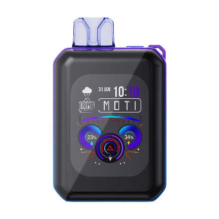 moti tripro 32k disposable vape in full view